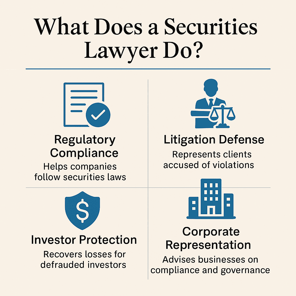 Securities litigation infographic