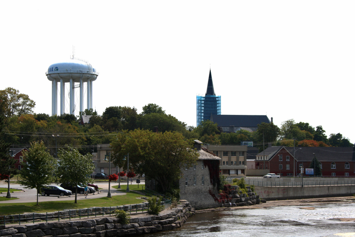 Sunny day in Belleville, Ontario