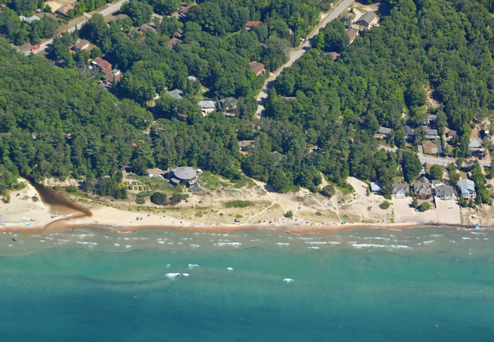 Georgina Beach aerial
