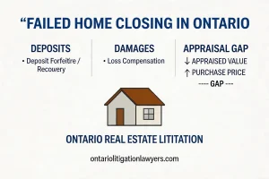 failed home closings image for Toronto real estate litigation lawyers
